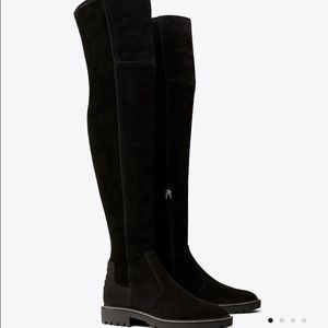Tory Burch Miller Suede Over The Knee Boot